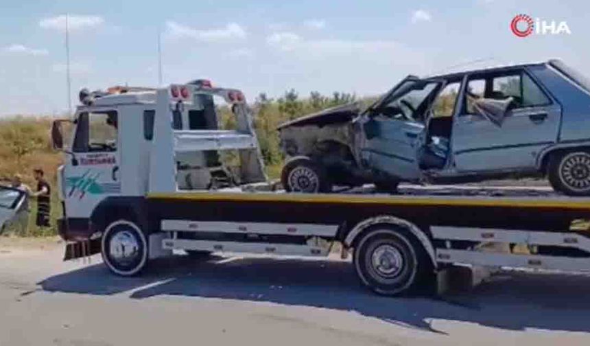 Eskişehir Çifteler'de trafik kazası: 5 yaralı (Video haber)