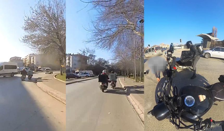 Eskişehir’de ilginç olay: Yardım etmek isterken kaza yaptı