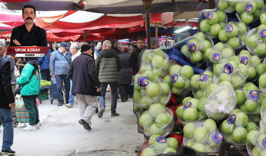 Eskişehir'de mazot zamları sonrası pazarda fiyatlar cep yakıyor: 1 adet erik 15 lira!