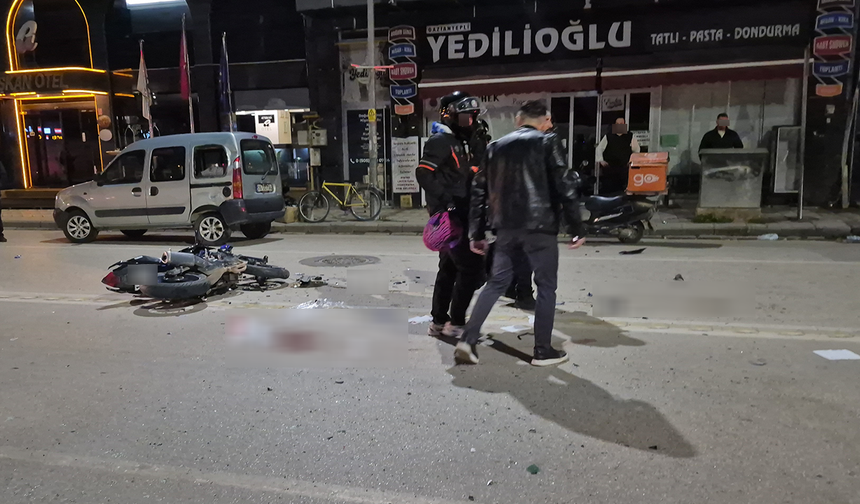 Eskişehir'de otomobil ile motosiklet çarpıştı: 1 yaralı