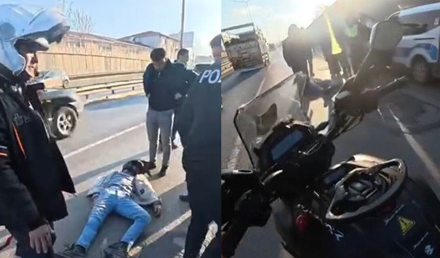 Eskişehir'de kuryeye çarpıp kaçtı!