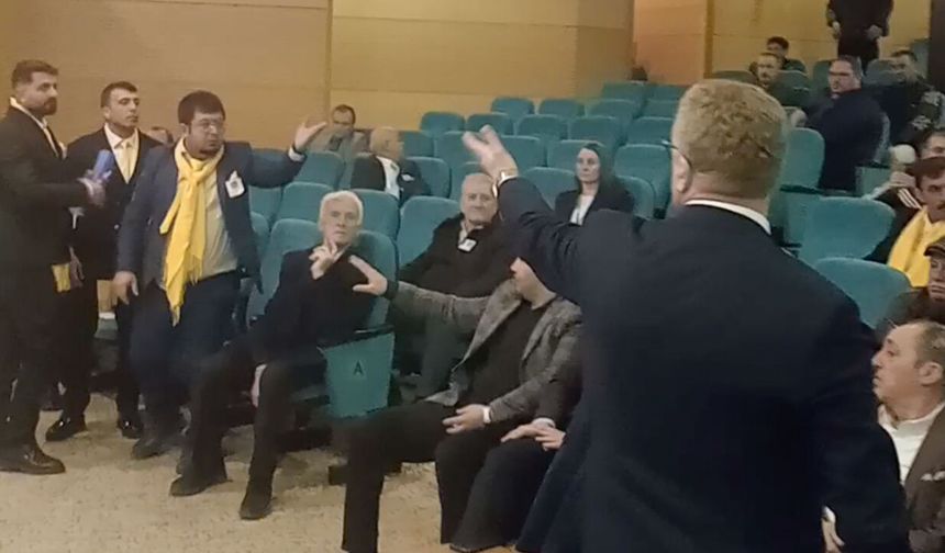 Lokantacılar Odası Genel Kurulu'nda gergin anlar