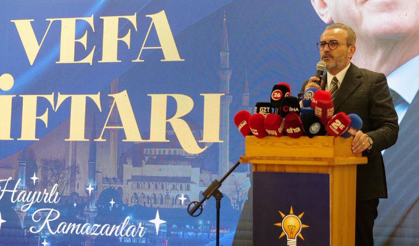 Mahir Ünal Eskişehir’de konuştu