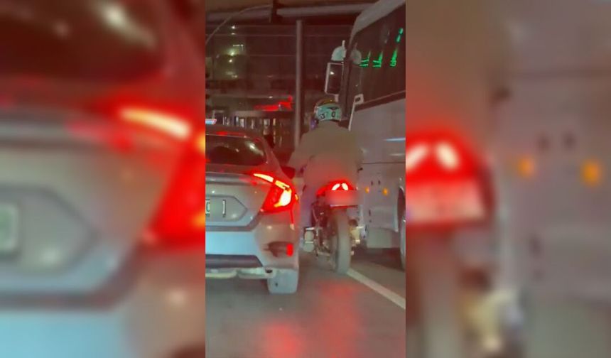 Eskişehir'de trafikte korku dolu anlar yaşandı