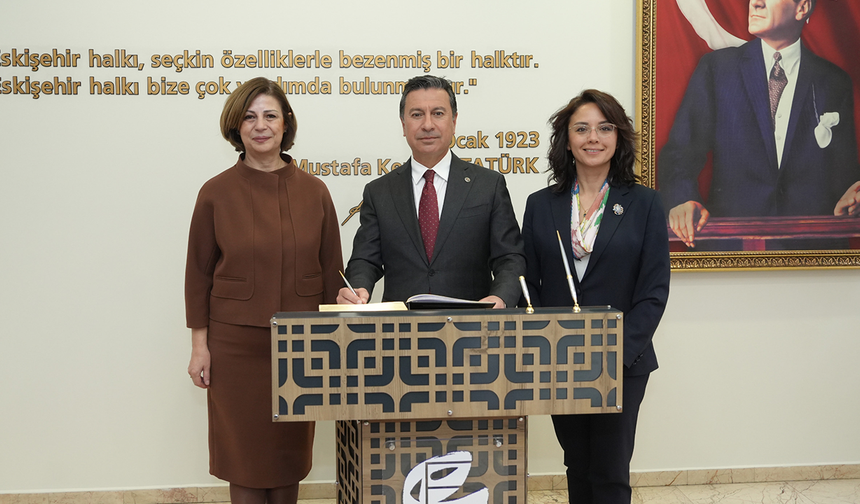 Muğla ve Menteşe Belediye Başkanlarından Eskişehir ziyareti