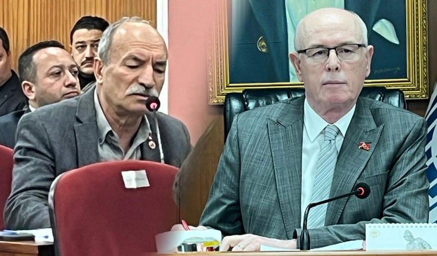 Odunpazarı Meclisi'nde Kazım Kurt Ali Haydar Çelik düellosu