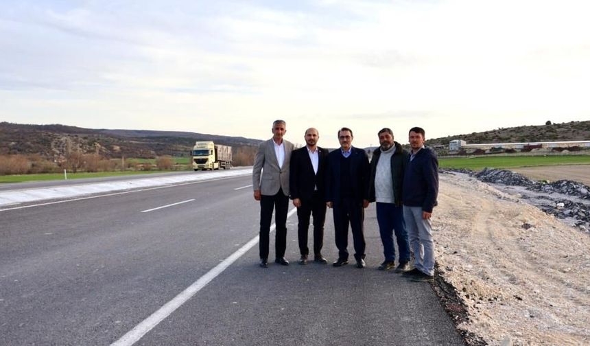 AK Partili Dönmez'den Seyitgazi yolunda inceleme