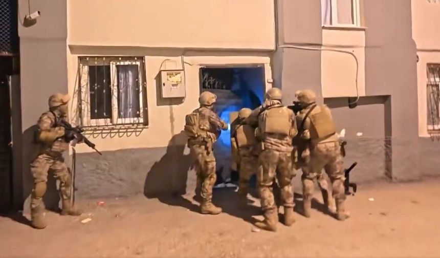 "Bayğaralar" suç örgütüne operasyon: Eskişehir dahil 8 ilde 287 gözaltı