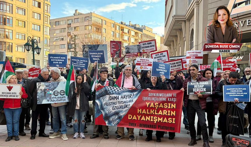 Eskişehir’de Filistin için yürüyüş: “İdam Yasası insanlık suçudur”