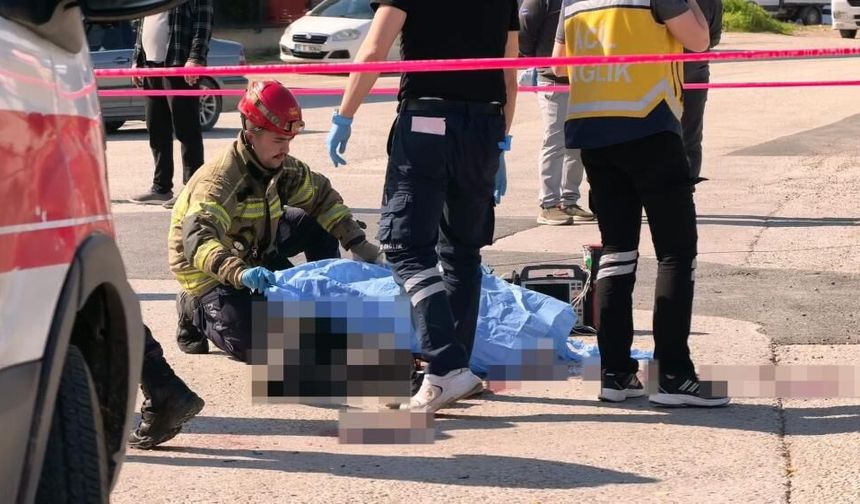 Freni patlayan vinçten atladı: Hayatını kaybetti