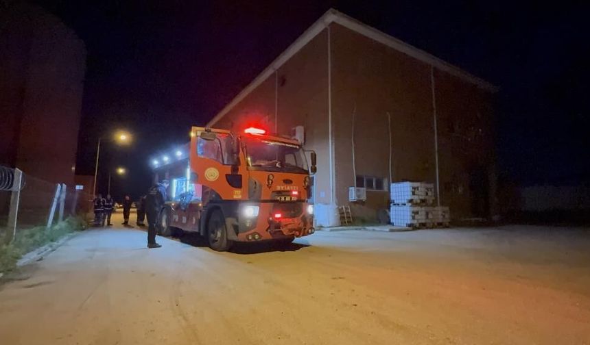 Eskişehir'de su arıtma tesisinde yangın
