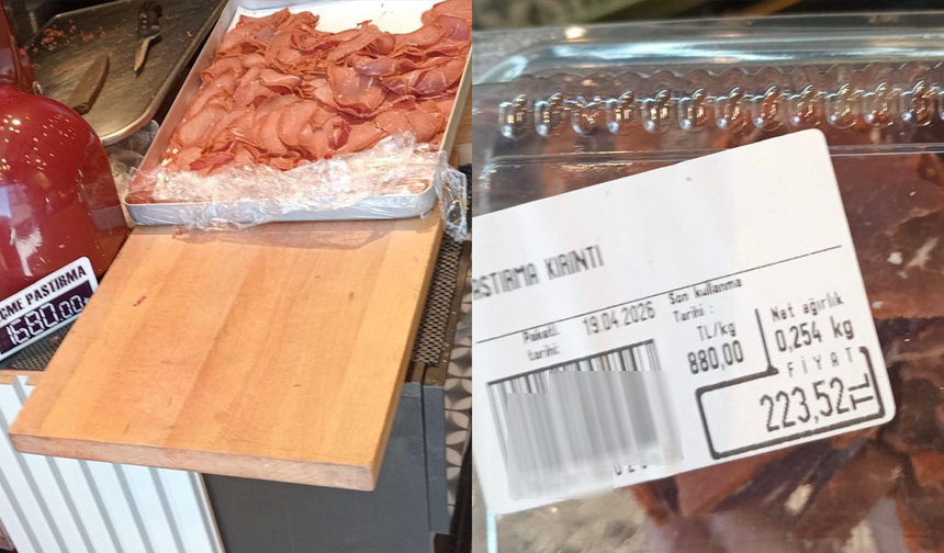 Vatandaş için kırıntı pastırma bile lüks oldu