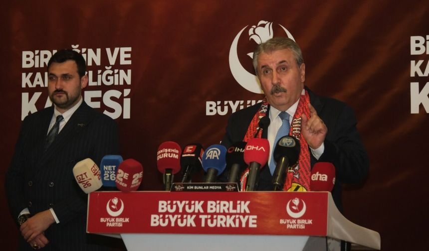 BBP Lideri Destici: Eskişehir’in madenleri Türkiye’nin garantisi