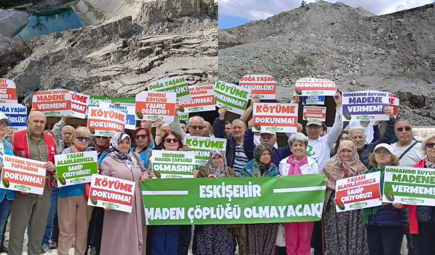 Eskişehir’de bilirkişi keşfi öncesi maden tesisinde toprak kayması