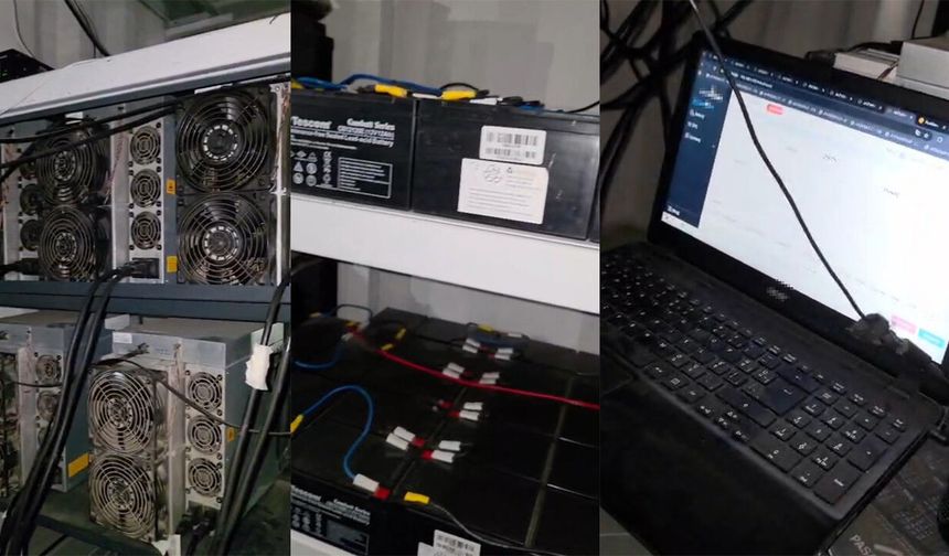 Tepebaşı operasyonu: Kripto madenciliği cihazları yakalandı