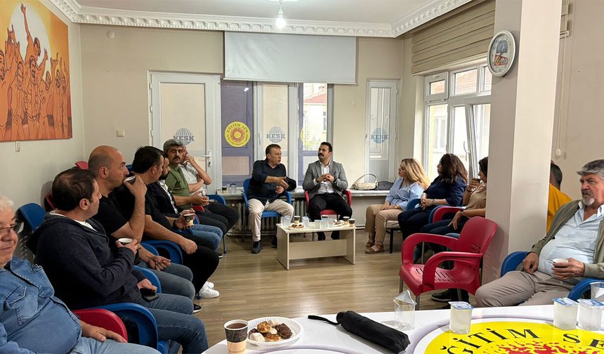 CHP Eskişehir’den emek ve demokrasi kurumlarına ziyaret: “Dayanışmayı büyüteceğiz”