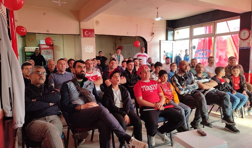 Oklubalı’da milli maç heyecanı