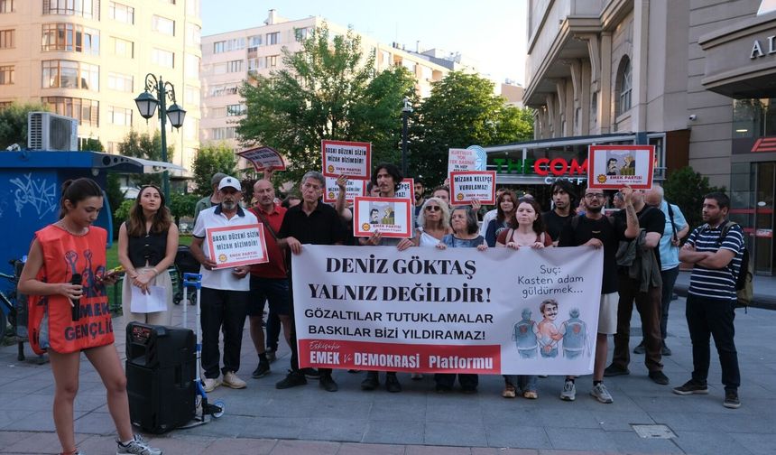 Deniz Göktaş’ın tutuklanması Eskişehir’de protesto edildi
