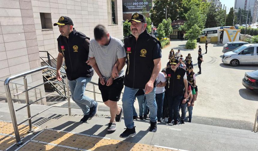 Eskişehir merkezli operasyonda 12 gözaltı
