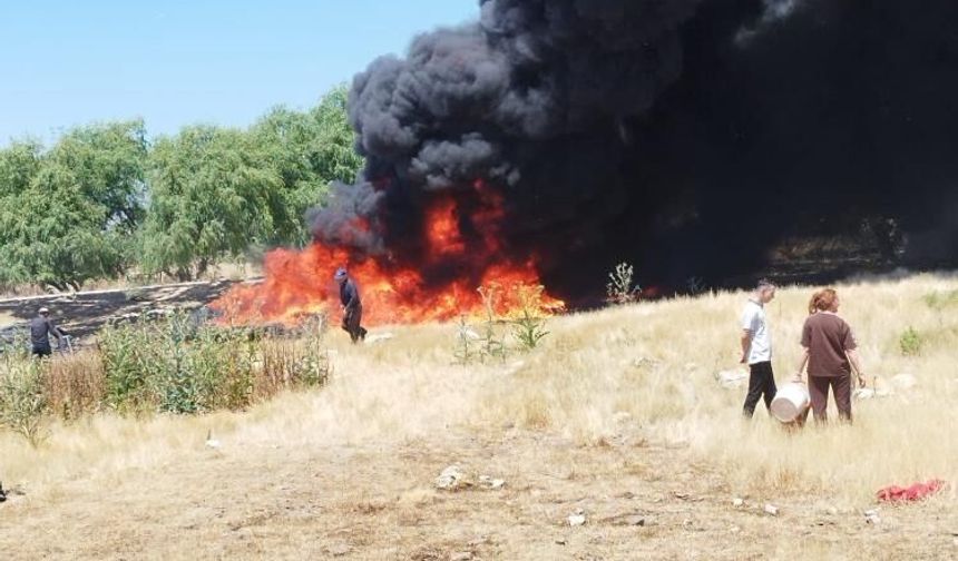 Eskişehir'de sigara izmariti az kalsın felakete sebep oluyordu