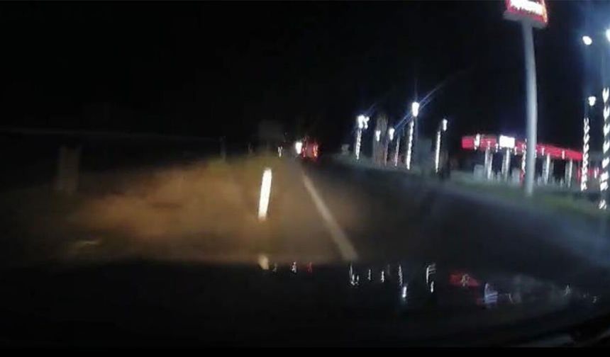 Eskişehir yolunda, direksiyonda uyuyan sürücü yoldan çıktı