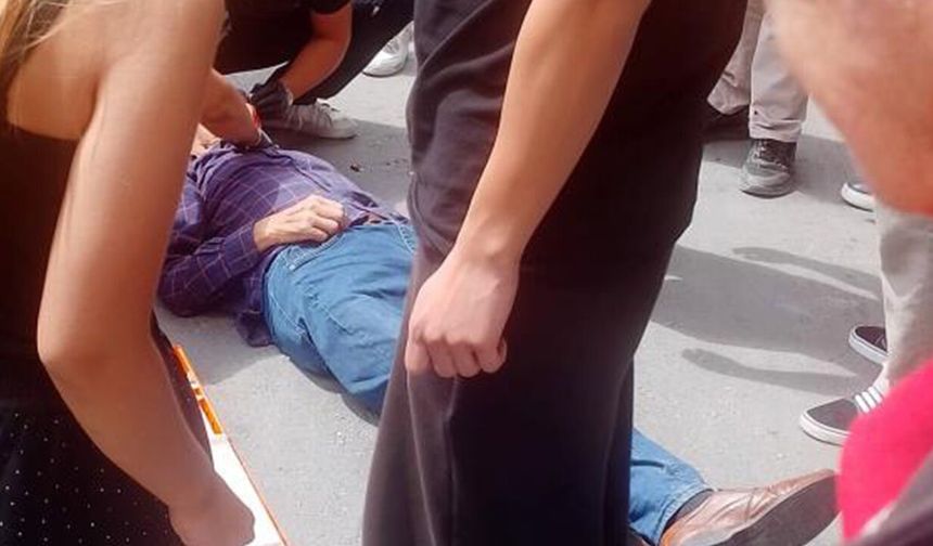Eskişehir'de korkutan kaza: Yaşı küçük motosikletli yayaya çarptı