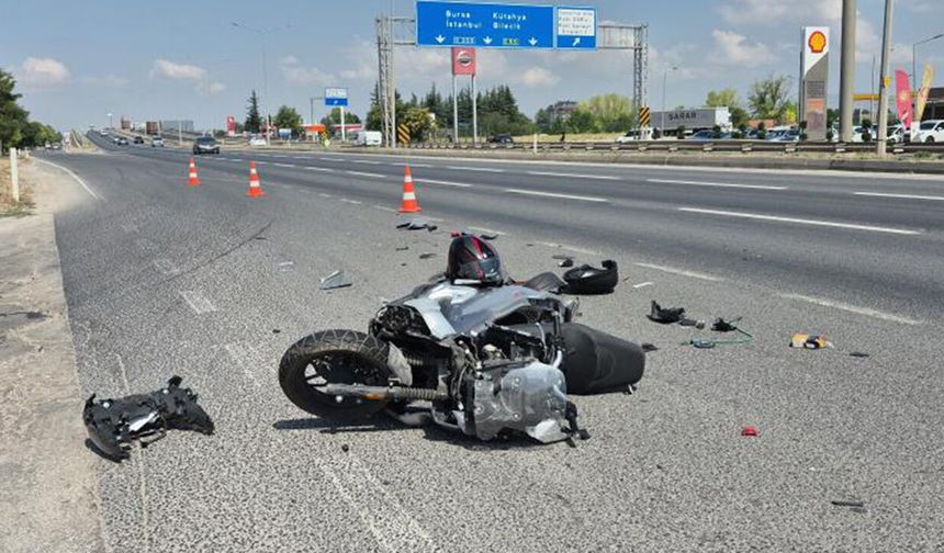 Eskişehir'de motosiklet kazası: 1 yaralı