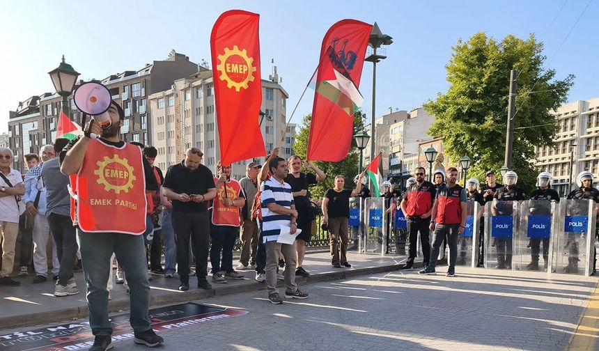 Eskişehir'de NATO karşıtı eyleme polis müdahalesi: 35 gözaltı