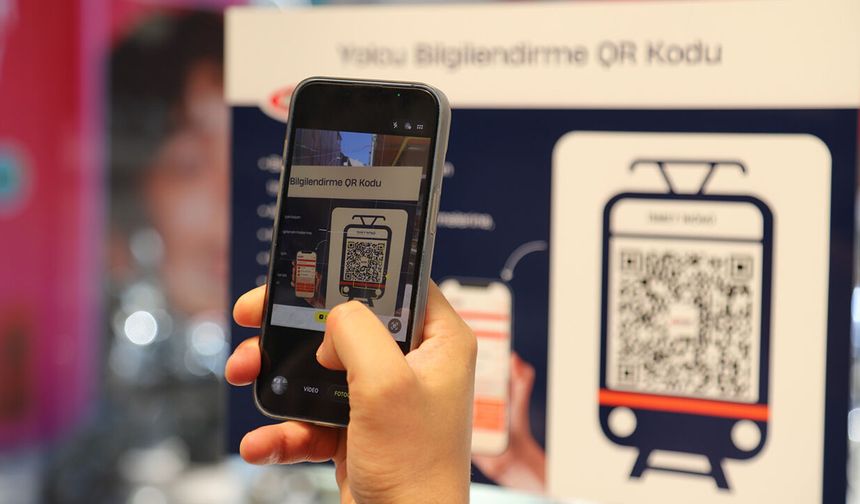 Eskişehir’de tramvay duraklarında QR kod dönemi başladı