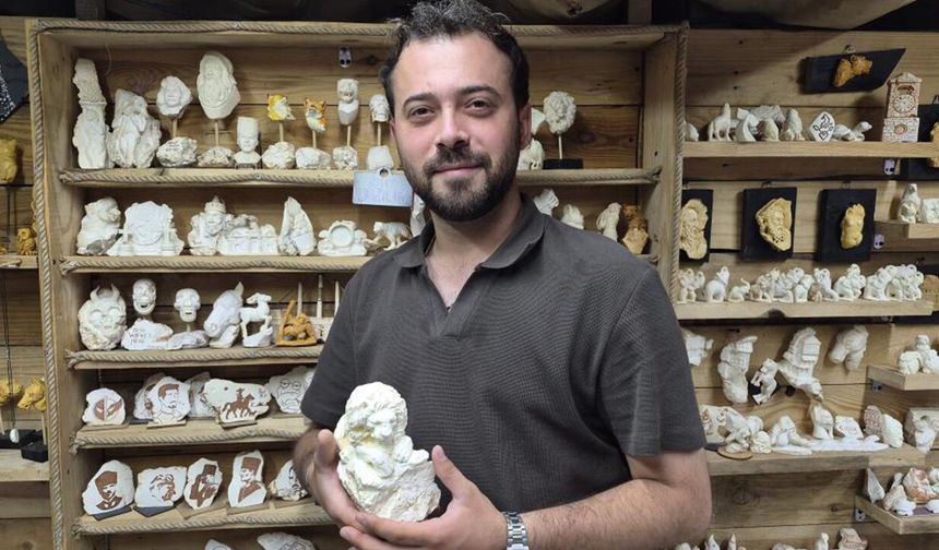 Eskişehirli genç lületaşı sanatçısından Kültür ve Turizm Bakanlığı'na çağrı