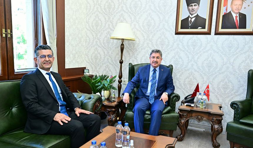 İletişim Başkanlığı Afyonkarahisar Bölge Müdürü Ömer Süt'ten Vali Yılmaz'a ziyaret