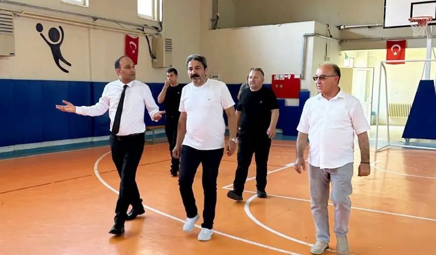 Mahmudiye'de spor salonu incelemesi