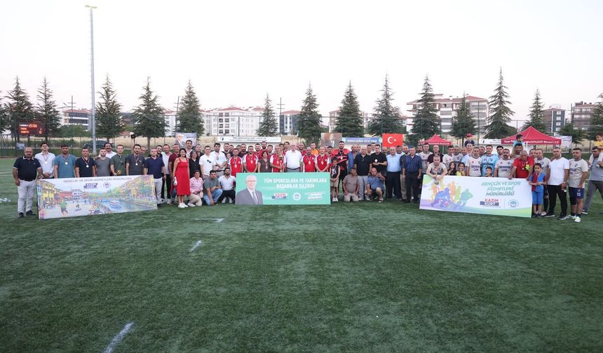 Odunpazarı turnuvasında zafer Park ve Bahçeler Müdürlüğü'nün