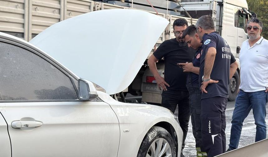 Eskişehir’de otomobil alev aldı: Sanayiden 10 dakika önce almıştı