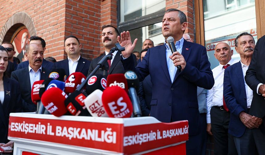 Özgür Özel’in Eskişehir programı belli oldu