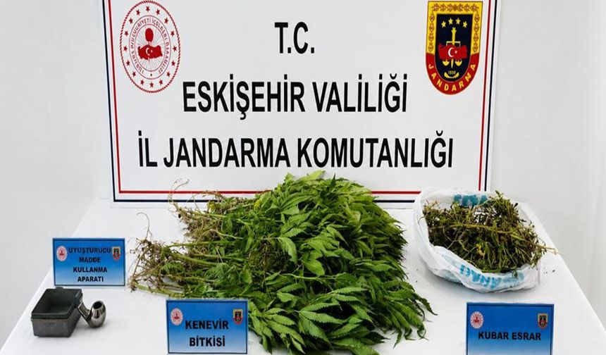 Sivrihisar'da yasaklı madde operasyonu: 1 kişi tutuklandı