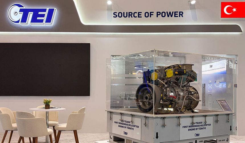 TEI, Türkiye'nin havacılık motorlarıyla Farnborough  Havacılık Fuarı'nda