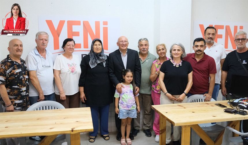 Belçika’dan Eskişehir’e geldi: Utku Çakırözer kendi rozetini gurbetçi üyeye taktı