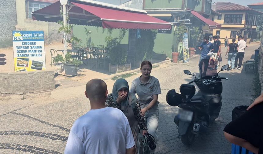 Eskişehir Odunpazarı Evleri’nde yangın paniği! Duman vatandaşları zorladı