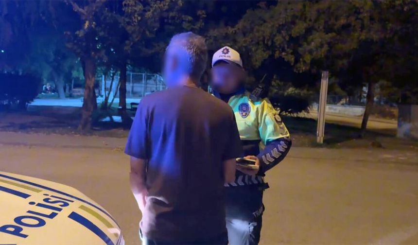 Eskişehir’de alkollü sürücüden şaşırtan hareket