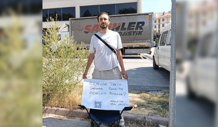 Eskişehir'de işten çıkarıldı: Tek kişilik eyleme başladı