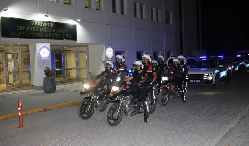 Eskişehir’de trafik ve asayiş denetimi: Rakamlar dikkat çekti