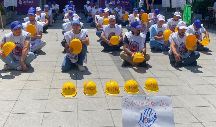 Eskişehir’den Ankara’ya yürüdüler: Madenciler eylemde