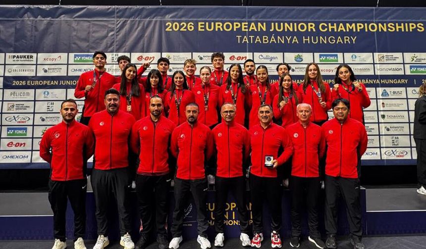 Eskişehir'in gururu oldular: Badminton Milli Takımı Avrupa üçüncüsü