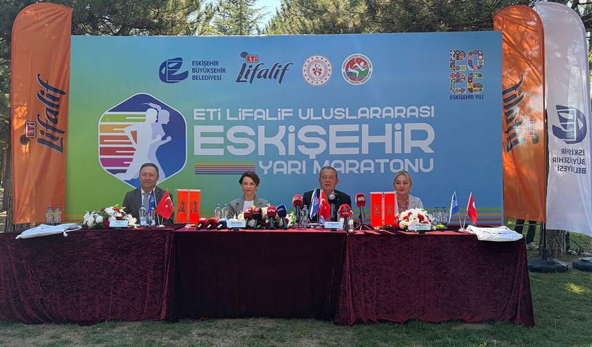 ETİ Lifalif Uluslararası Eskişehir Yarı Maratonu için geri sayım başladı