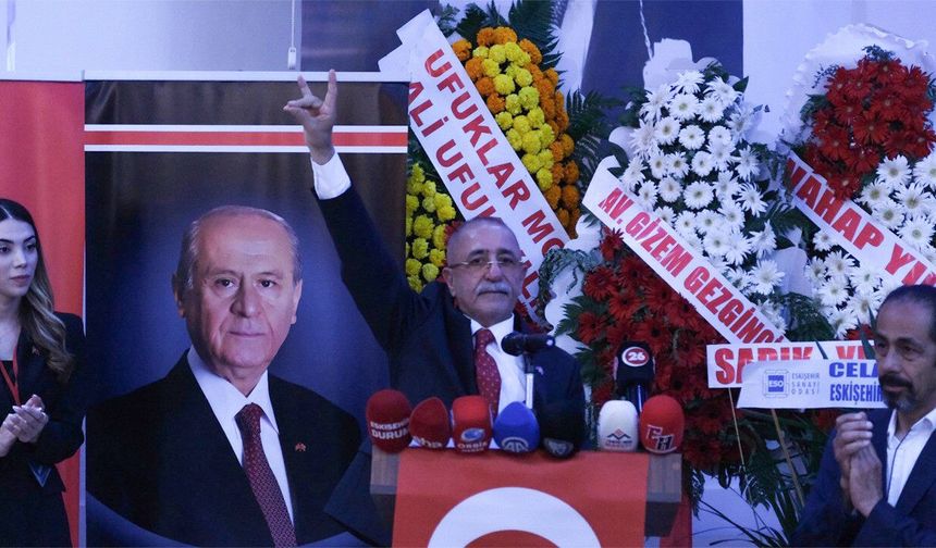 MHP Tepebaşı İlçe Kongresi gerçekleşti: Kırgınlıklara değil kardeşliğe odaklanalım