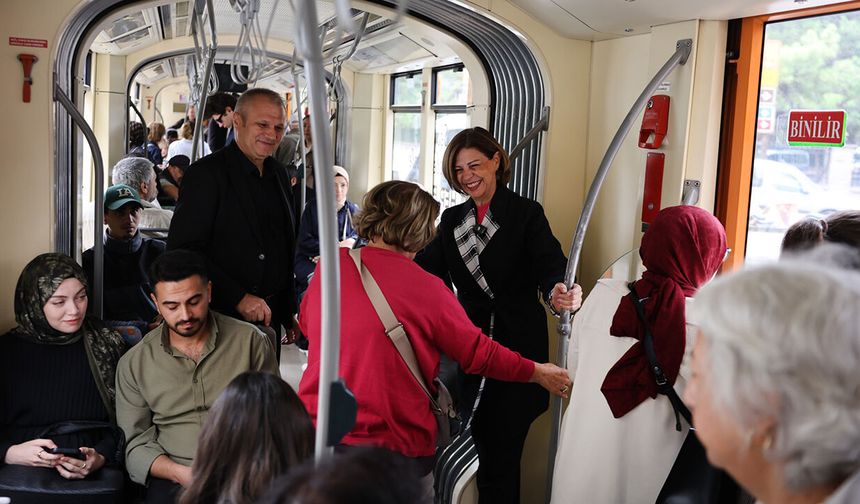Başkan Ünlüce işe tramvayla gitti: Eskişehir’de Avrupa Hareketlilik Haftası başladı