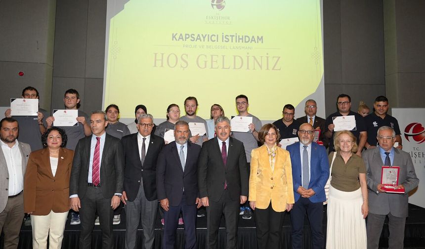 Eskişehir Büyükşehir Belediyesi’nden özel gereksinimli gençlere istihdam desteği