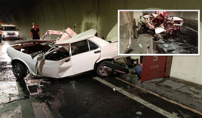 Eskişehir yolunda korkutan kaza: Traktöre çarpan otomobil hurdaya döndü