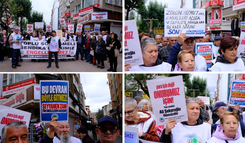 Eskişehir’de emekliler isyanda: “Emekliler ekonomik çıkmazın içine sürüklendi”